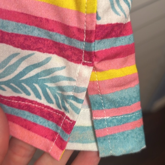 Kenny Flowers Mayakoba Hawaiian Short Sleeve Button Down Shirt Size Large - Picture 9 of 12